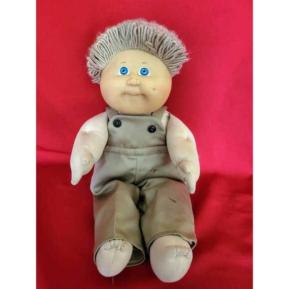 Cabbage Patch Kids1978 1982 Doll #3 Signed Xavier Roberts Dressed with Brown Ove - Picture 1 of 11
